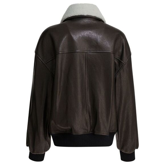 Khaite Women "Shellar" Leather Jacket - Picture 2 of 4